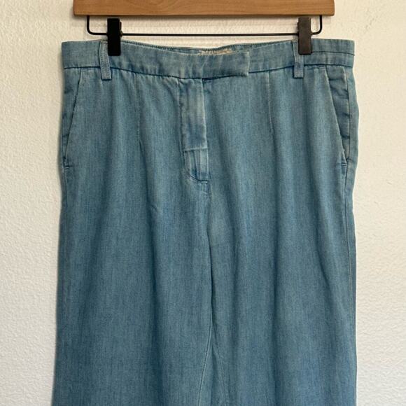 Current Elliot High‎ Rise Wide Leg Denim Jean Trousers Size 29 - Picture 4 of 11